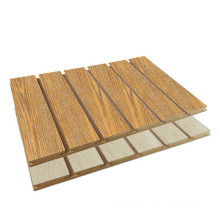 Melamine grooved MDF Boards slot display board